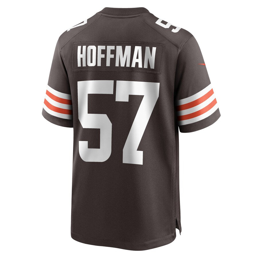 Custom #57 Brown CLE Football Shirt Top