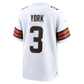 Custom #3 White CLE Football Shirt Top