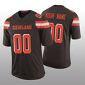 Custom Brown CLE Football Shirt Top