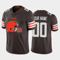 Custom Brown CLE Football Shirt Top