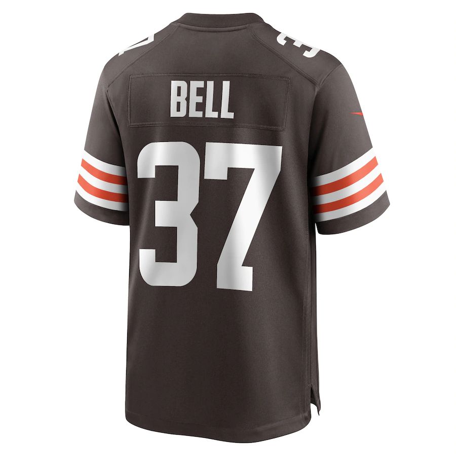 Custom #37 Brown CLE Football Shirt Top