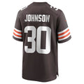 Custom #30 Brown CLE Football Shirt Top