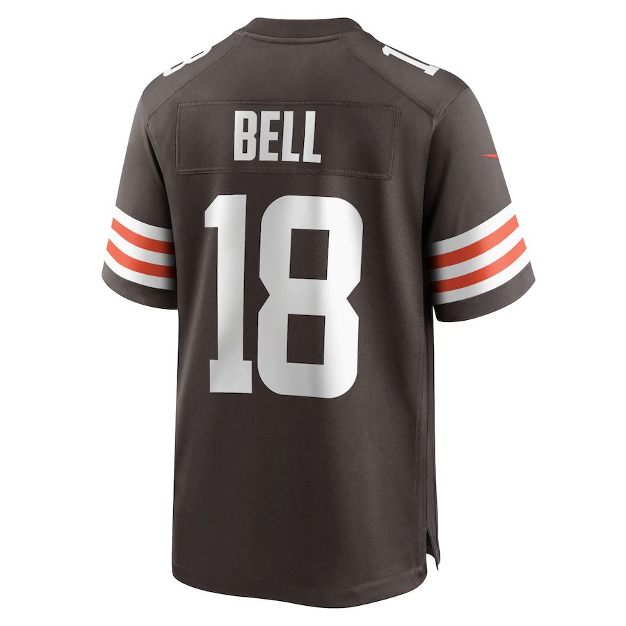 Custom #18 Brown CLE Football Shirt Top