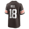 Custom #18 Brown CLE Football Shirt Top