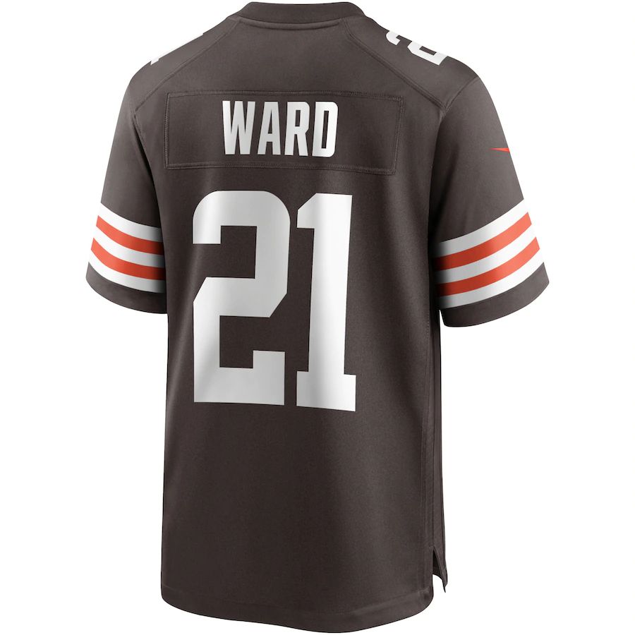 Custom #21 Brown CLE Football Shirt Top