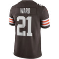 Custom #21 Brown CLE Football Shirt Top