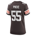 Custom #55 Brown CLE Football Shirt Top