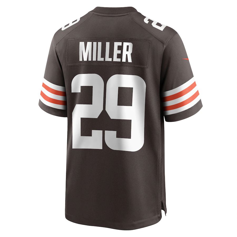 Custom #29 Brown CLE Football Shirt Top
