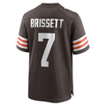 Custom #7 Brown CLE Football Shirt Top