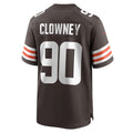 Custom #90 Brown CLE Football Shirt Top