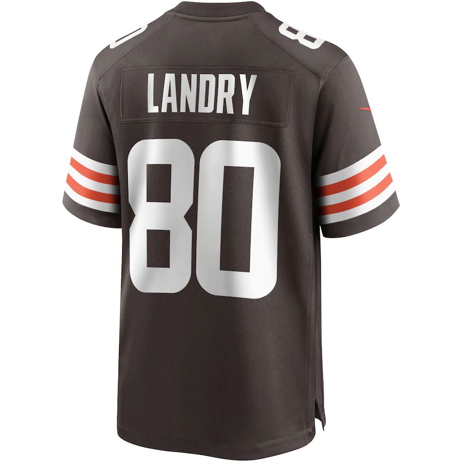 Custom #80 Brown CLE Football Shirt Top