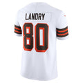 Custom #80 White CLE Football Shirt Top