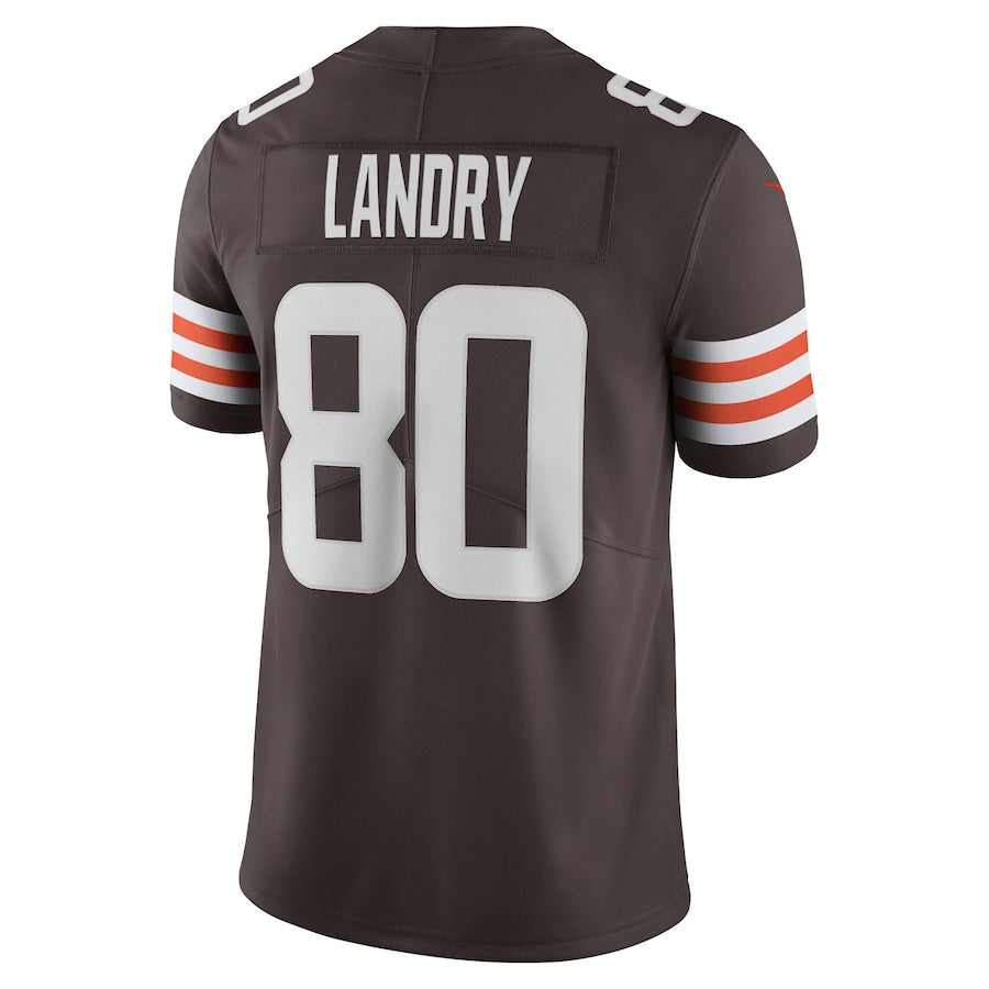 Custom #80 Brown CLE Football Shirt Top