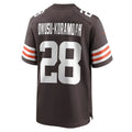 Custom #28 Brown CLE Football Shirt Top