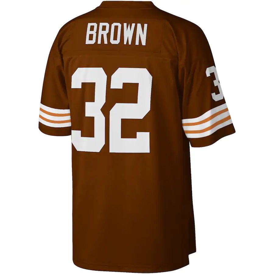 Custom #32 Brown CLE Football Shirt Top