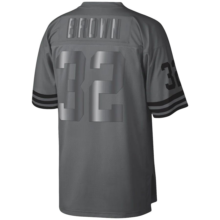 Custom #32 Brown 1963 CLE Football Shirt Top