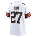 Custom #27 White CLE Football Shirt Top