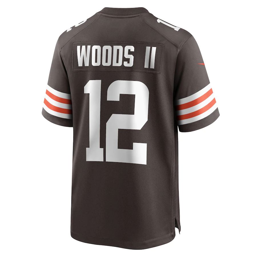 Custom #12 Brown CLE Football Shirt Top