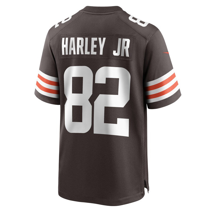 Custom #82 Brown CLE Football Shirt Top