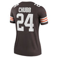 Custom #24 Brown CLE Football Shirt Top