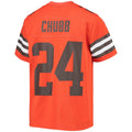 Custom #24 Orange CLE Football Shirt Top