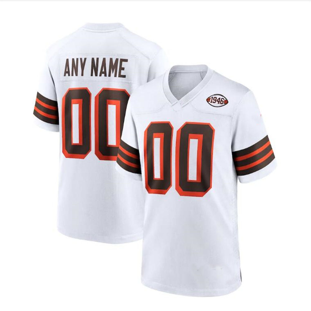 Custom White 1946 Football Shirt Top