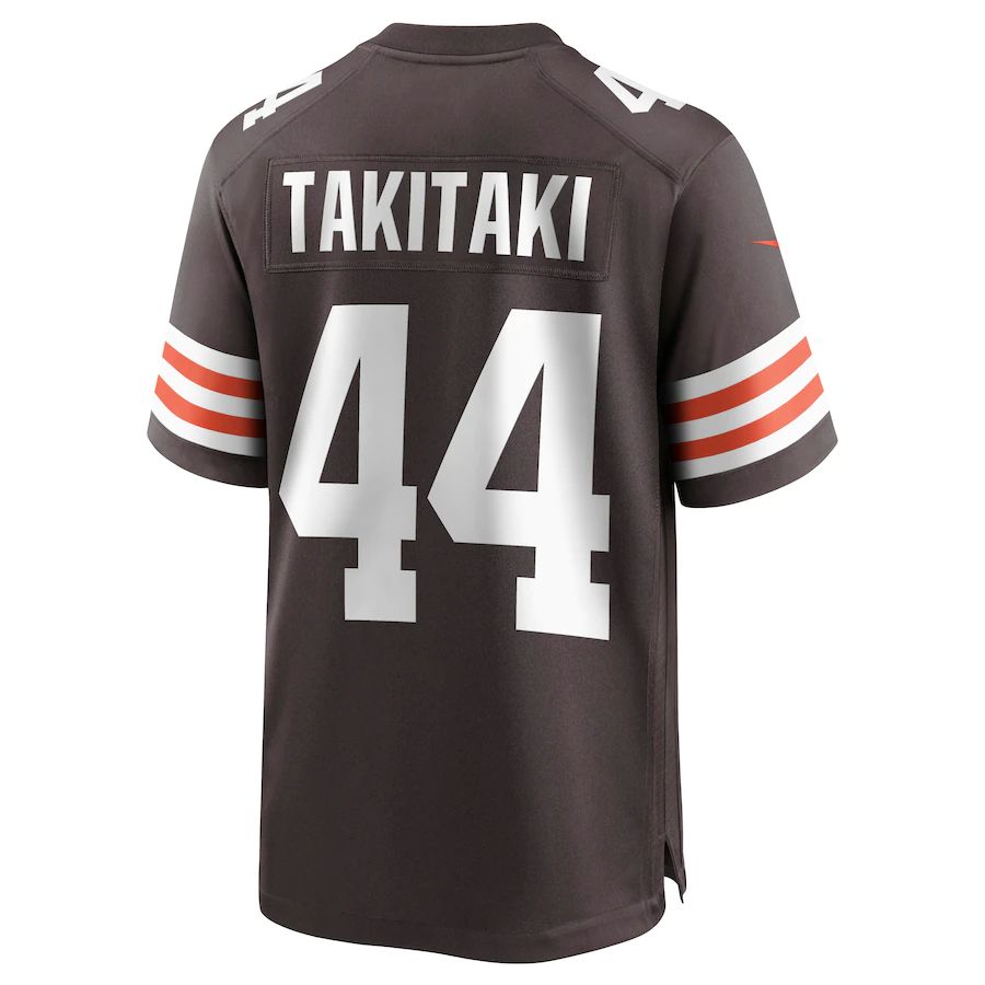 Custom #44 Brown CLE Football Shirt Top