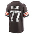 Custom #77 Brown CLE Football Shirt Top