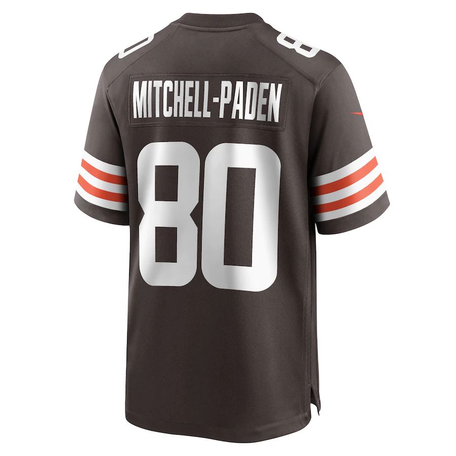 Custom #80 Brown CLE Football Shirt Top