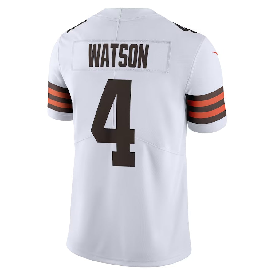 Custom #4 White 2020 CLE Football Shirt Top