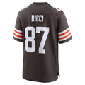 Custom #87 Brown CLE Football Shirt Top