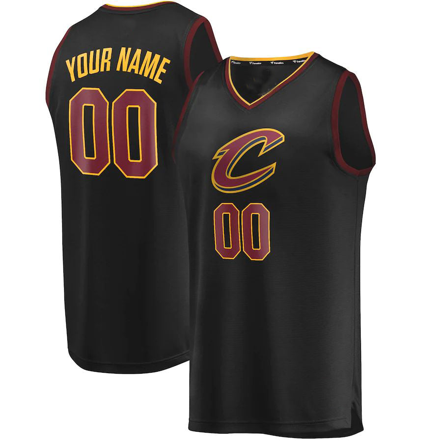 Custom Black CLE Basketball Shirt Top