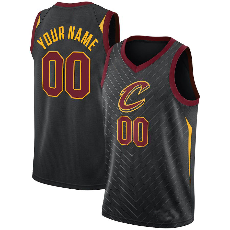 Custom Black CLE Basketball Shirt Top