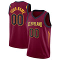 Custom Maroon CLE Basketball Shirt Top