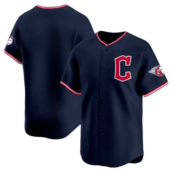 Custom Navy 2025 CLE Baseball Shirt Top