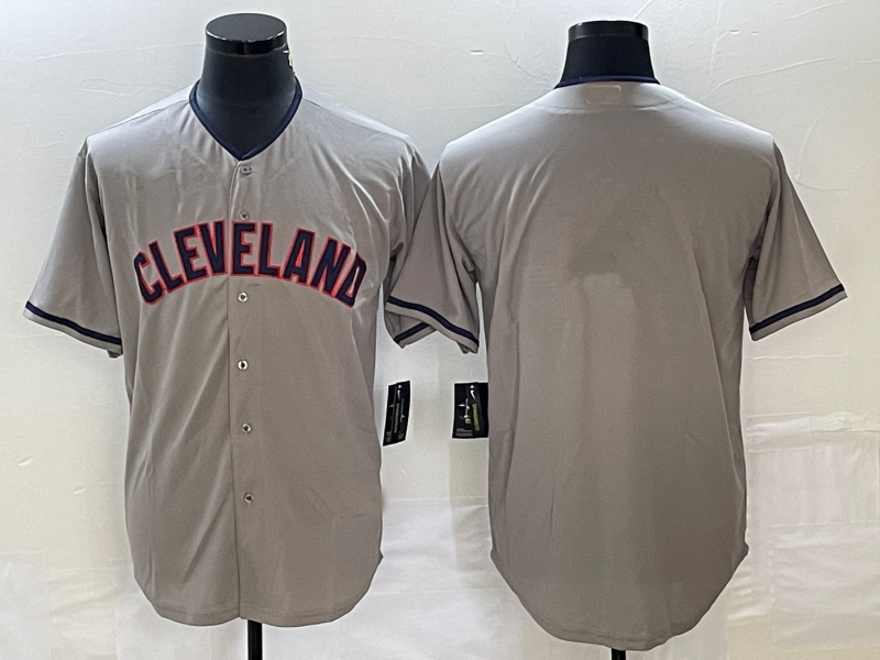 Custom Gray CLE Baseball Shirt Top
