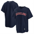 Custom Navy CLE Baseball Shirt Top