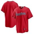 Custom Red CLE Baseball Shirt Top