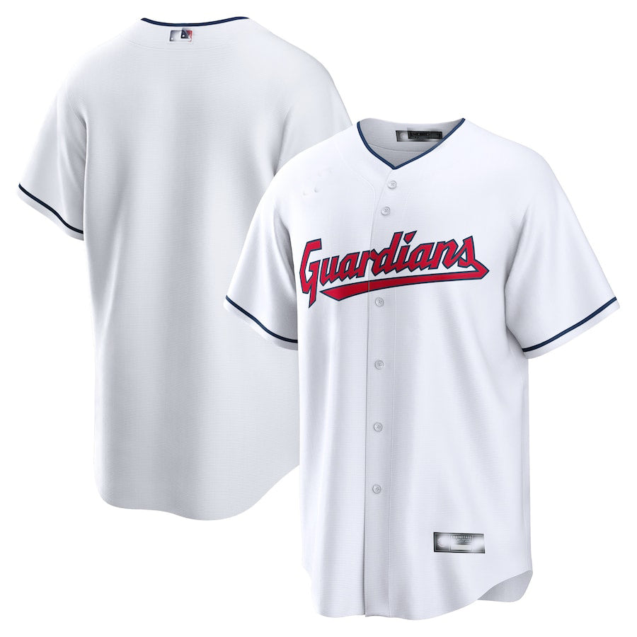 Custom White CLE Baseball Shirt Top