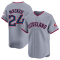 Custom #24 Gray 2025 CLE Baseball Shirt Top
