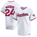 Custom #24 White CLE Baseball Shirt Top