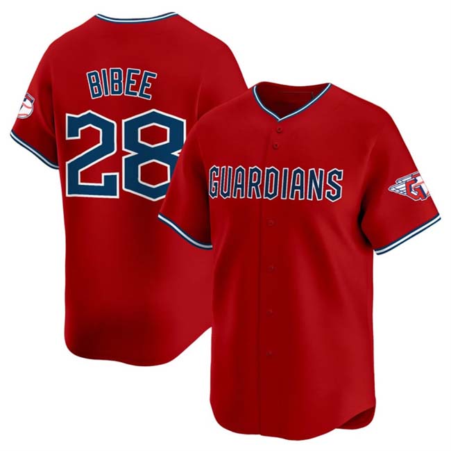 Custom #28 Red CLE Baseball Shirt Top