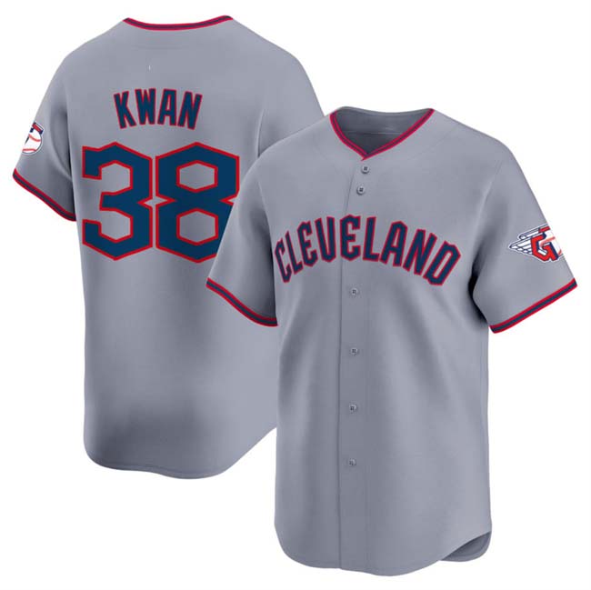 Custom #38 Gray 2025 CLE Baseball Shirt Top