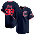 Custom #38 Navy 2025 CLE Baseball Shirt Top