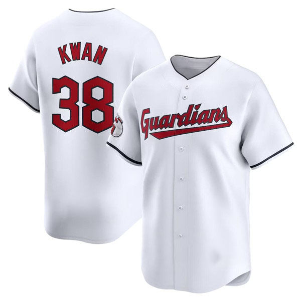 Custom #38 White CLE Baseball Shirt Top