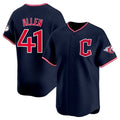 Custom #41 Navy 2025 CLE Baseball Shirt Top