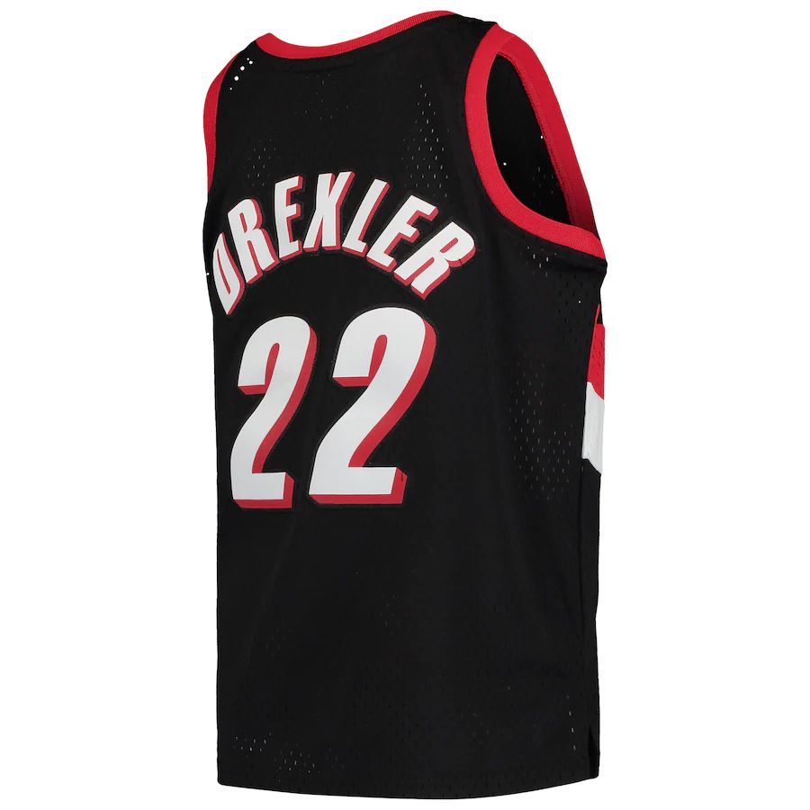 Custom #22 Black 1991 POR Basketball Shirt Top