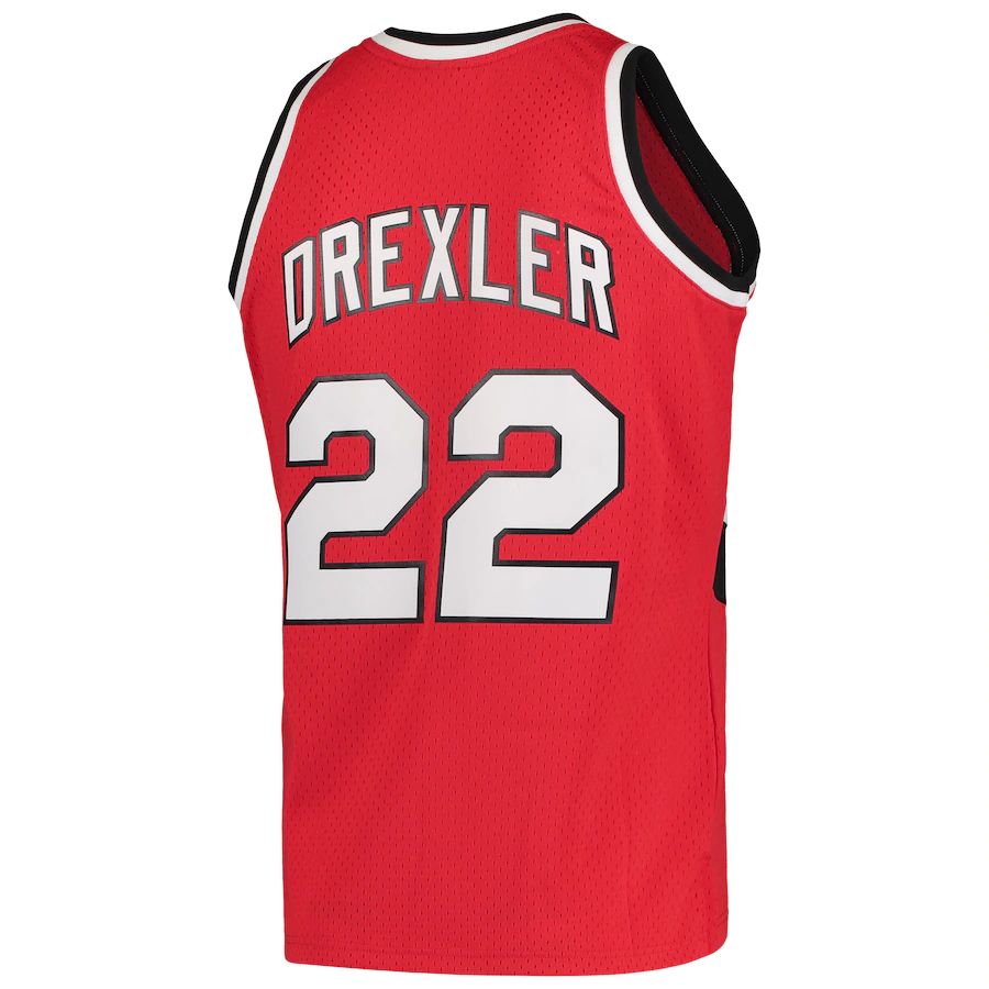 Custom #22 Red 1983 POR Basketball Shirt Top