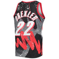 Custom #22 Black 1991 POR Basketball Shirt Top