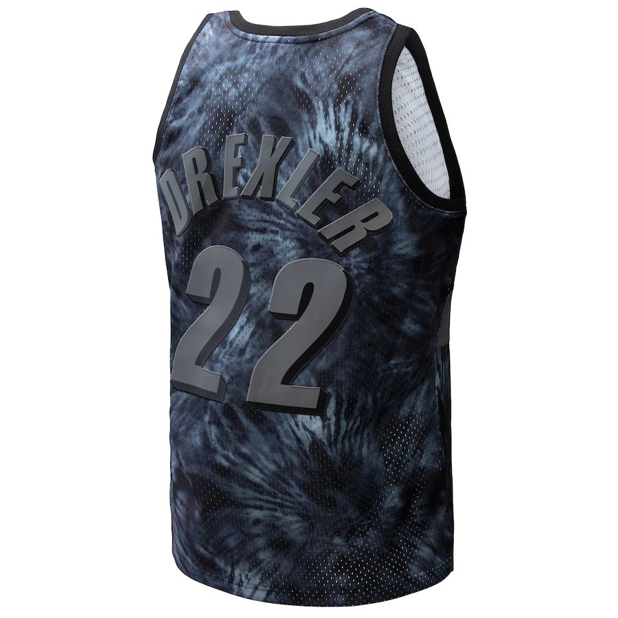 Custom #22 Black 1991 POR Basketball Shirt Top
